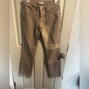 We The Free Shelby Low Rise Boyfriend Jeans Khaki Size 25